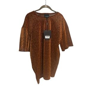 Cynthia Rowley Glittering Copper Top